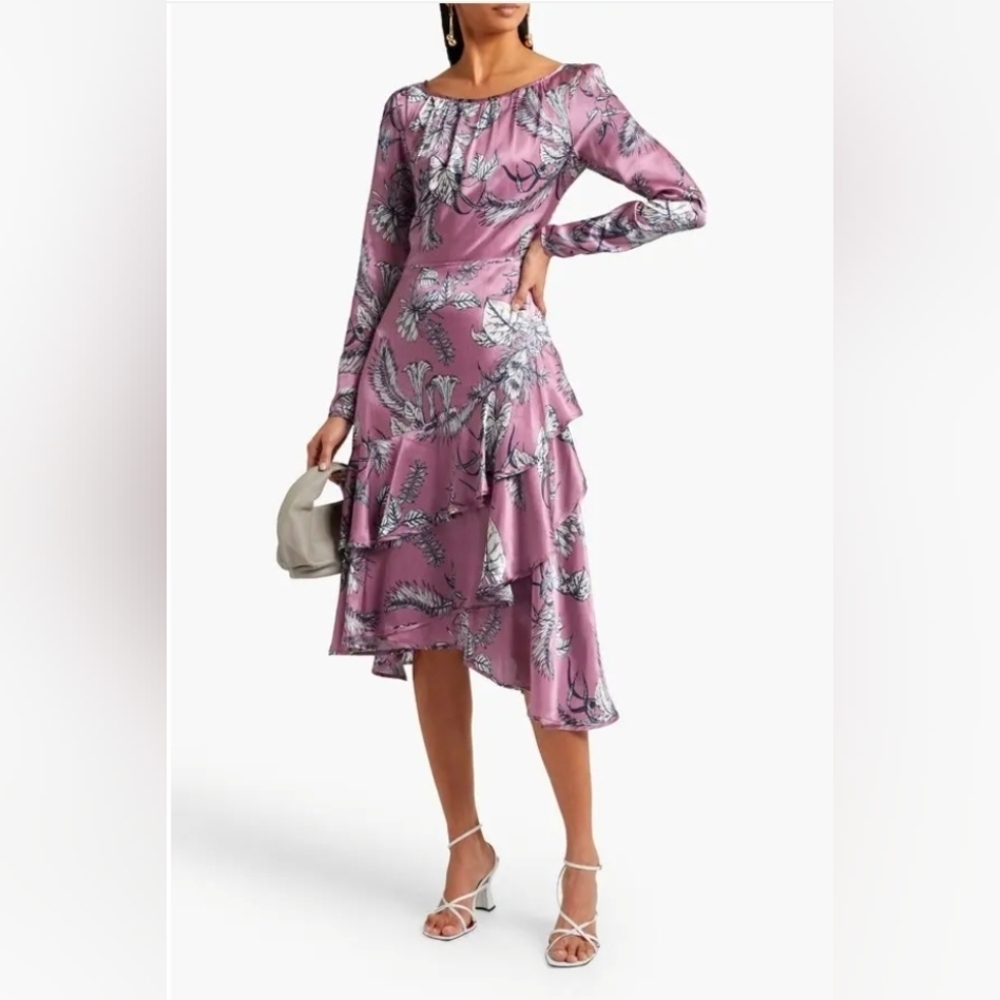 Marchesa Notte midi dress